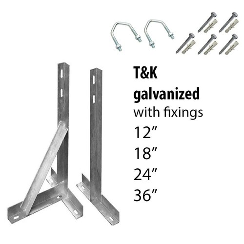 Wall bracket aerial radio - wall,