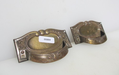Vintage iron drawer handles - drawer,