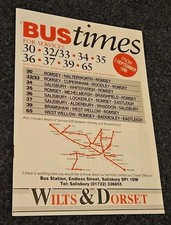 Wilts & Dorset Bus Timetable