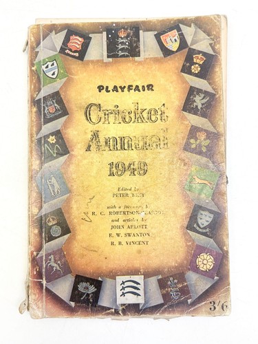 Vintage book playfair cricket - vintage,
