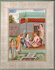 Miniature painting indian - miniature,