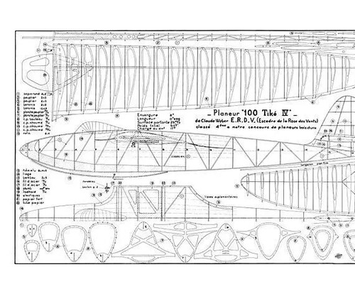 100 tike towline glider - tike, 78"