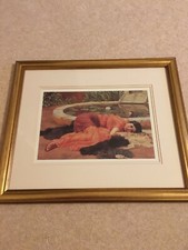 Picture, Lady In Coral Dress