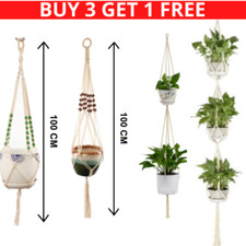 NEW MACRAME JUTE PLANT HANGER