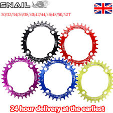 104BCD 30T-52T Bike Narrow Wide MTB Chainring Round Oval Single Chainwheel 7-11S