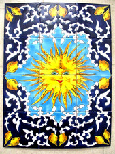 Hand Painted Ceramic tile art