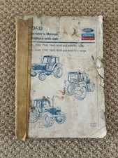 Ford Operators Manual SE 4832 5640 6640 7740 7840 8240 8340