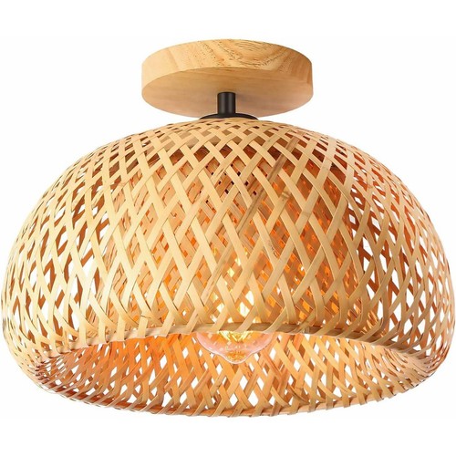 Bamboo ceiling light - bamboo,