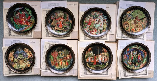 Vtg bradford exchange set 8 - bradford,