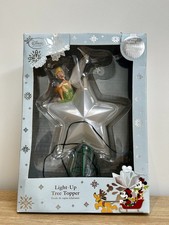 Disney Christmas Tinkerbell Fairy Light Up Tree Topper Ornament 