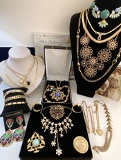 Job Lot Gold Tone Plated Jewellery Rotary Celtic Bracelet Necklaces Earrings