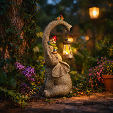 Solar Elephant Gnome Ornament
