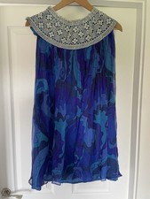 Vintage tunic top with silver