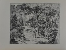 Central Park by Harry Wickey