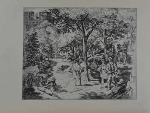Central park harry wickey - by,