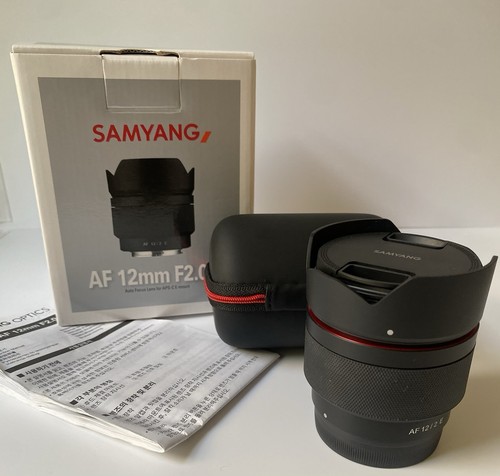 Samyang 12mm e mount - 12mm, f2.0