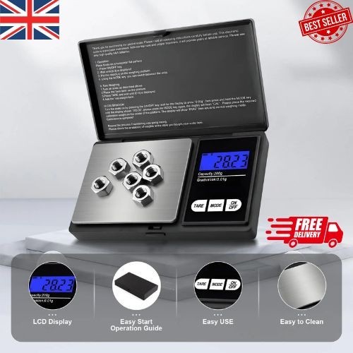 Digital scales 01g 200g - digital,
