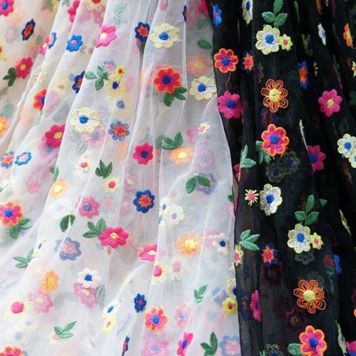 Vintage flower embroidery - vintage,