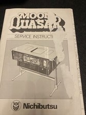 Moon Quasar Service Instruction Manual Nichibutsu Table Top Video Game Upright