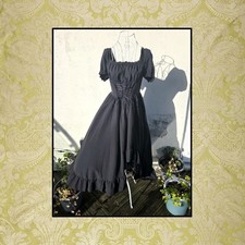 Size 12 14 Black Ruffle Hitch