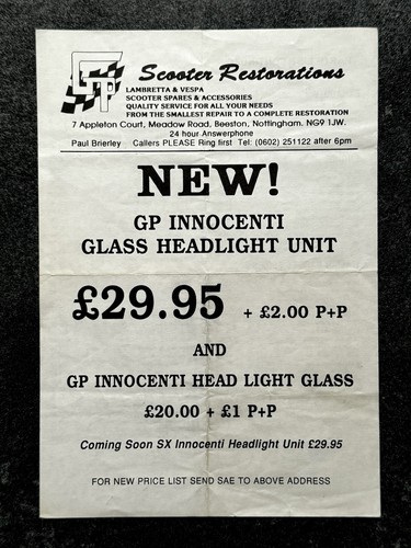 Vintage scooter restorations - vintage,
