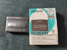 Aiwa HS-PX447 Personal Stereo Cassette Player Boxed With Headphones Working