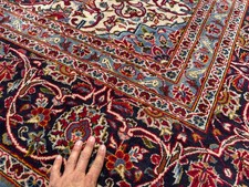 RED VINTAGE ORIENTAL RUG 10x13