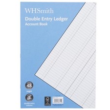 Double Entry Ledger A4 Book Keeping Account Book 25 Double Sided Pages