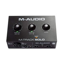 M-AUDIO M-Track Solo – USB Audio Interface for Recording, Streaming and