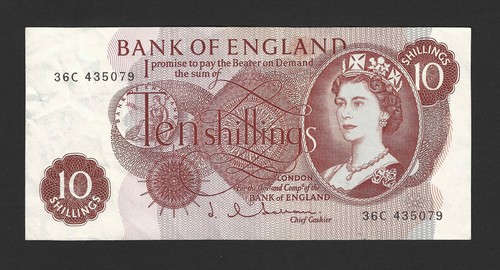 Boe shilling banknote - 10,