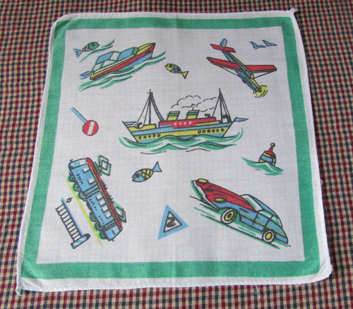 Vintage handkerchief hankie - vintage,