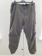 UNIQLO HEATTECH Trousers JW Anderson Warm Lined Mens Khaki Green Waist 84-92cm