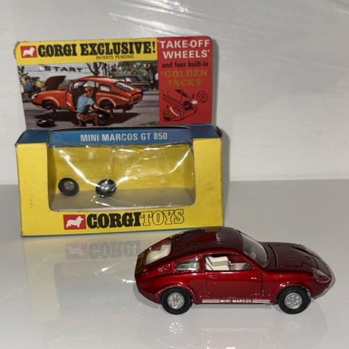 Corgi toys mini - corgi, marcos