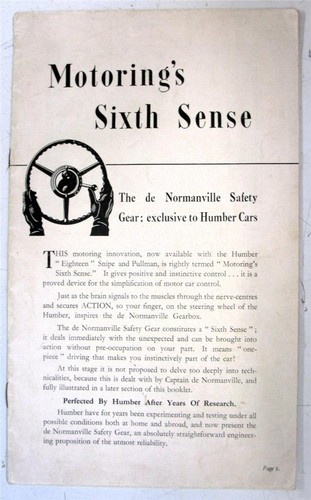 Humber normanville safety - de,