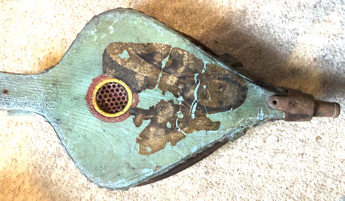 Vintage fireplace bellows - vintage,