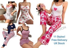 Ladies Womens Pyjamas PJ