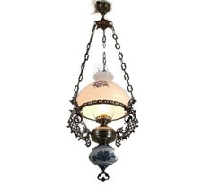 Gorgeous Delft Chandelier Blue