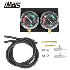 2 Cylinder Gauges  Motorcycle Carb Carburettor Vacuum Balancer Gauge Tool 