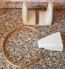 EXCELLENT QUALITY TOWEL RAIL ENDS & RING