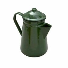 Falcon Enamel Coffee Pot 13cm 1.25L Handle & Lid Traditional Camping Outdoor New