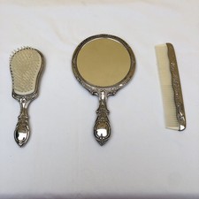 Dressing Table Set Silver Plated