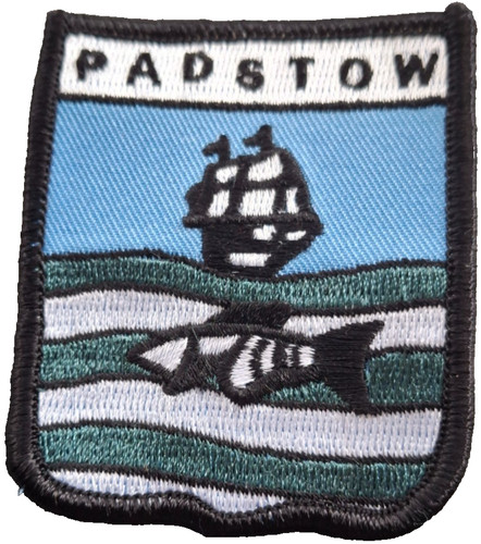 Padstow town shield - town,