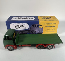 Shackleton Foden FG-6 Wheel Flatbed Green Red Model Repro Box NO KEY S&R