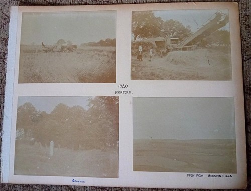 1920 norfolk threshing machine - threshing,