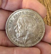 George V Silver Rocking Horse Crown Coin 1935 (b)