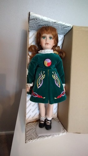 Alberon porcelain doll with - porcelain,