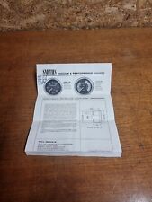 Vintage Smiths Vacuum And Performance Gauge Instruction Leaflet