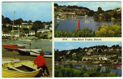 Harvey barton postcard - harvey, boats