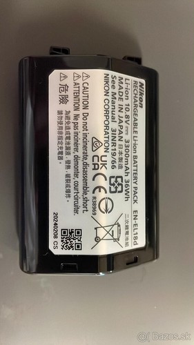Nikon el18d rechargeable - nikon,