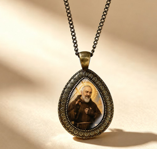 Bronze saint father padre - bronze, st